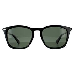 Овальные черные солнцезащитные очки с дымчатым градиентом SF727S Salvatore Ferragamo, черный