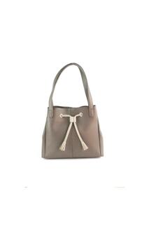 Кожаная сумка Keziah Eastern Counties Leather, серый