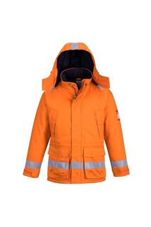 Огнестойкая антистатическая зимняя стеганая куртка Portwest, оранжевый