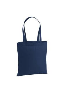 Хлопковая сумка-тоут премиум-класса Westford Mill, темно-синий