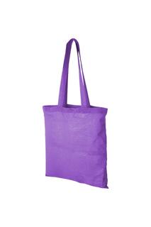 Хлопковая сумка-тоут Carolina Bullet, фиолетовый