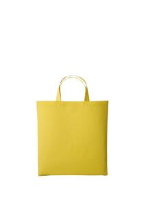Хлопковая сумка-шопер с короткой ручкой Nutshell, желтый