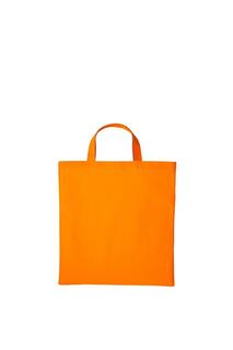 Хлопковая сумка-шопер с короткой ручкой Nutshell, оранжевый
