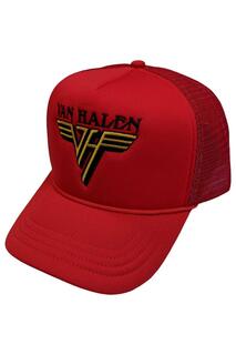 Сетчатая кепка с логотипом Van Halen, красный