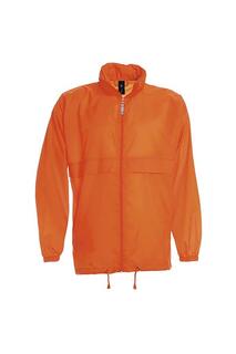 Легкая куртка Sirocco Наружные куртки B&amp;C, оранжевый B&C