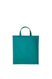 Хлопковая сумка-шопер с короткой ручкой Nutshell, зеленый