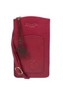 Кожаная сумка для телефона через плечо &apos;Siren&apos; Conkca London, розовый
