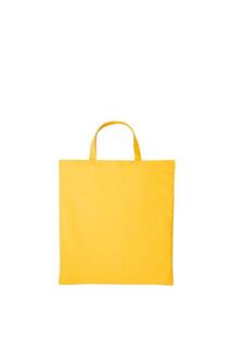 Хлопковая сумка-шопер с короткой ручкой Nutshell, золото
