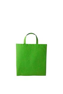 Хлопковая сумка-шопер с короткой ручкой Nutshell, зеленый
