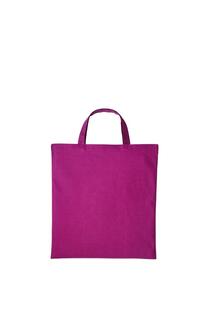 Хлопковая сумка-шопер с короткой ручкой Nutshell, фиолетовый