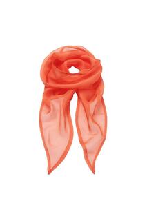 Деловой шифоновый деловой шарф Premier, оранжевый Premier.