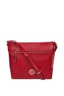 Кожаная сумка через плечо &apos;Byrne&apos; Pure Luxuries London, красный