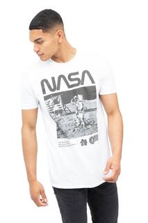 Хлопковая футболка «Салют» NASA, белый
