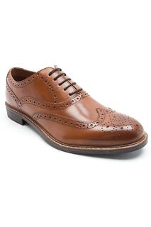 Деловые классические кожаные туфли-броги &apos;Cardew&apos; Thomas Crick, коричневый
