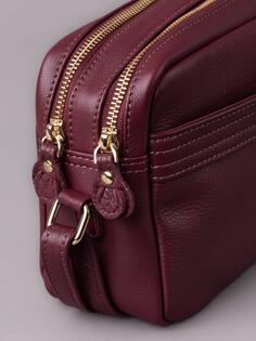Кожаная сумка через плечо &apos;Cartmel&apos; свободного кроя Lakeland Leather, красный