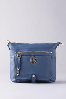 Кожаная сумка через плечо &apos;Cartmel II&apos; Lakeland Leather, синий