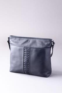 Кожаная сумка через плечо &apos;Farlam&apos; Lakeland Leather, синий
