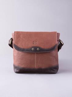 Кожаная сумка через плечо &apos;Hartsop&apos; с клапаном Lakeland Leather, коричневый