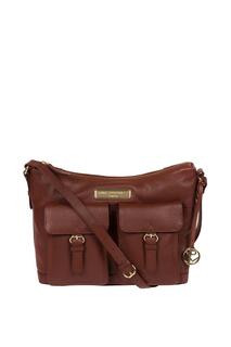 Кожаная сумка через плечо &apos;Jenna&apos; Pure Luxuries London, коричневый