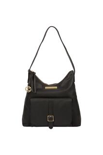 Кожаная сумка через плечо &apos;Imogen&apos; Pure Luxuries London, черный