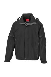 Легкая техническая куртка для улицы и улицы (водостойкая и ветрозащитная) Result, черный