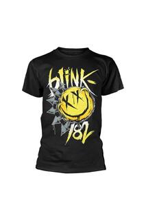 Хлопковая футболка Big Smile Blink 182, черный