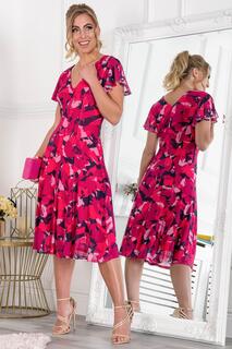 Сетчатое платье миди Grace Jolie Moi, розовый