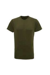 Легкая футболка для фитнеса Tri Dri с короткими рукавами TriDri, зеленый