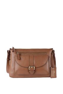 Кожаная сумка через плечо &apos;Pretty&apos; Ashwood Leather, коричневый