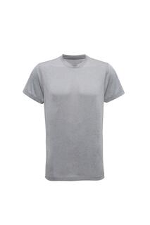 Легкая футболка для фитнеса Tri Dri с короткими рукавами TriDri, серебро