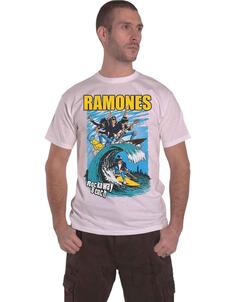 Пляжная футболка Rockaway Ramones, белый