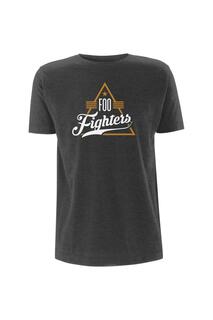 Треугольная футболка Foo Fighters, серый