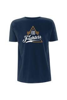 Треугольная футболка Foo Fighters, темно-синий