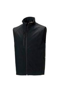 Трехслойная куртка-жилет из мягкого материала Russell, черный