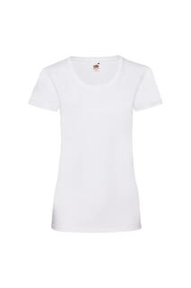 Легкая футболка с короткими рукавами Lady-Fit Fruit of the Loom, белый