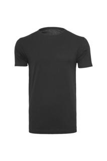 Легкая футболка с круглым вырезом и короткими рукавами Build Your Brand, черный