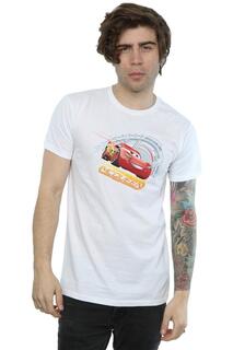 Хлопковая футболка Lightning McQueen Cars, белый