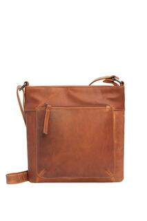 Кожаная сумка через плечо &apos;Техасский&apos; PRIMEHIDE, коричневый