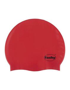 Силиконовая шапочка для плавания Fashy, красный
