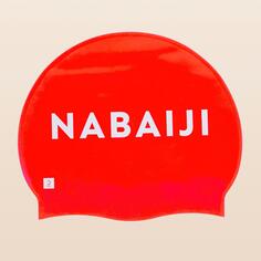 Силиконовая шапочка для плавания Decathlon Nabaiji, красный