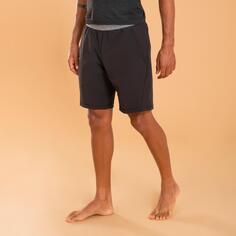Легкие динамические шорты для йоги Decathlon Kimjaly, черный