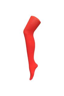 Однотонные непрозрачные зимние модные колготки плотностью 80 ден Sock Snob, красный