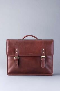 Кожаная сумка-портфель Hawkshead длиной 15 дюймов Lakeland Leather, коричневый