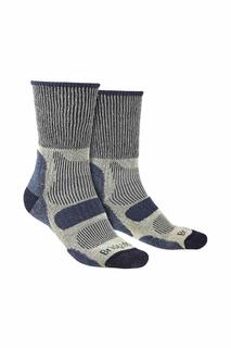 Легкие хлопковые прохладные носки с мягкой подкладкой для походов Bridgedale, синий