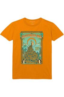 Хлопковая футболка с павлином Fleetwood Mac, оранжевый