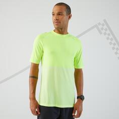 Дышащая футболка для бега Decathlon Kiprun Care — ограниченная серия, желтый