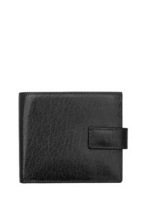 Кожаный кошелек двойного сложения &apos;Ricco&apos; PRIMEHIDE, черный