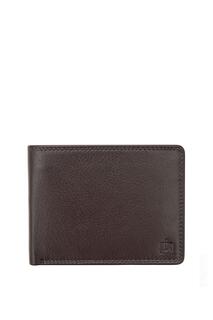 Кожаный кошелек двойного сложения Washington PRIMEHIDE, коричневый