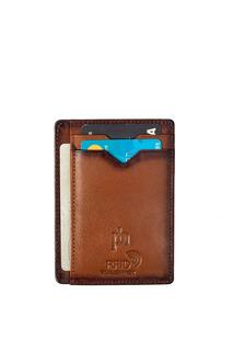 Кожаный кошелек для карт &apos;Carlton&apos; PRIMEHIDE, коричневый