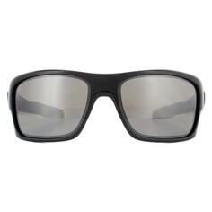 Черные полированные черные поляризованные солнцезащитные очки Prizm с запахом Oakley, черный